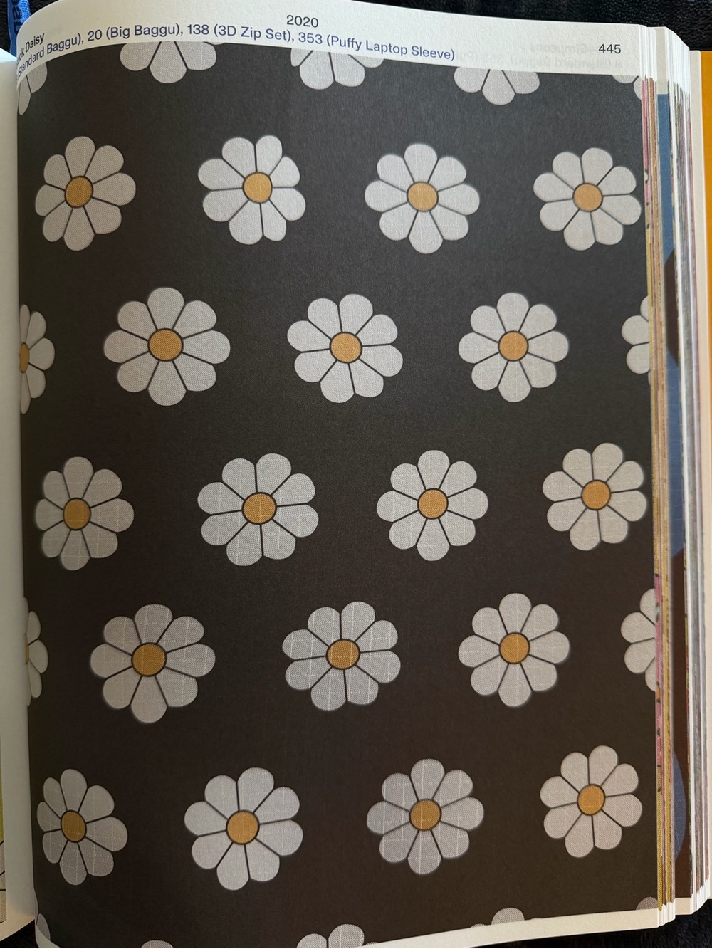 EUC BAGGU Black Daisy Standard Size - Picture 6 of 6
